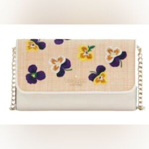 NWT Kate Spade New York Wild Petal Embroidered Floral Crossbody